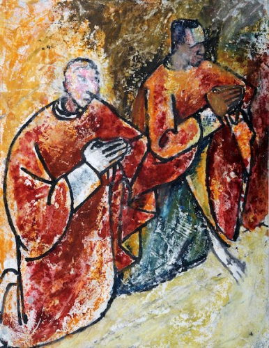 Mère Geneviève Gallois - Painting